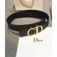 Replica Christian Dior Reversible Belt Strap Black