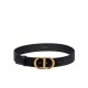 Replica Christian Dior 30 Montaigne Belt Black