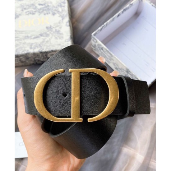 Replica Christian Dior 30 Montaigne Belt Black