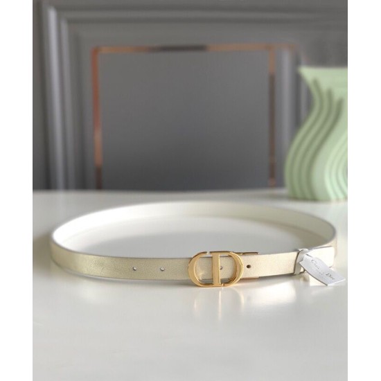 Fake Christian Dior 30 Montaigne Reversible Belt Golden Replica