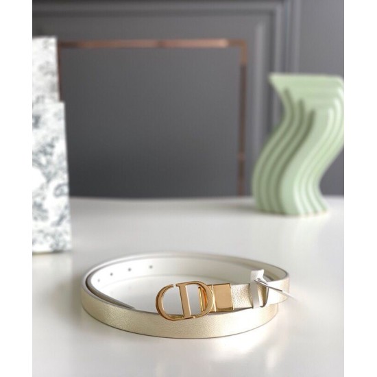 Fake Christian Dior 30 Montaigne Reversible Belt Golden Replica