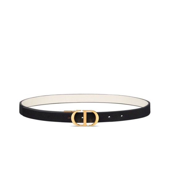 Replica Christian Dior 30 Montaigne Reversible Belt Black