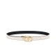 Replica Christian Dior 30 Montaigne Reversible Belt Black