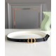 Replica Christian Dior 30 Montaigne Reversible Belt Black