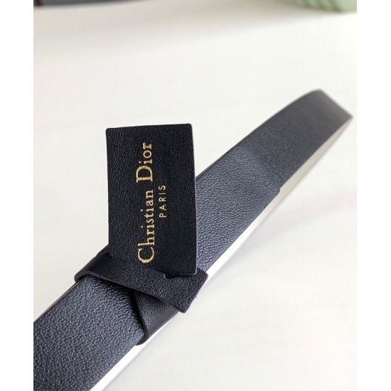 Replica Christian Dior 30 Montaigne Reversible Belt Black