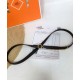 Replica Hermes Epsom Leather Belt Glod Hardware Black