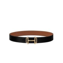 Replica Hermes Royal Belt Buckle &amp;amp; Reversible Leather Strap 38mm Coffee