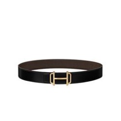 Fake Hermes Royal Belt Buckle &amp;amp; Reversible Leather Strap 38mm Henna Replica
