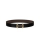 Fake Hermes Royal Belt Buckle &amp; Reversible Leather Strap 38mm Henna Replica