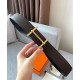Fake Hermes Royal Belt Buckle &amp; Reversible Leather Strap 38mm Henna Replica