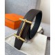 Fake Hermes Royal Belt Buckle &amp; Reversible Leather Strap 38mm Henna Replica