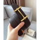 Fake Hermes Royal Belt Buckle &amp; Reversible Leather Strap 38mm Henna Replica