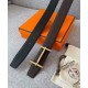 Fake Hermes Royal Belt Buckle &amp; Reversible Leather Strap 38mm Henna Replica