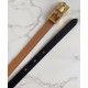 Fake Hermes Lucky 15 Reversible Belt Coffee Replica