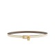 Fake Hermes Lucky 15 Reversible Belt Khaki Replica