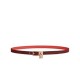 Replica Hermes Lucky 15 Reversible Belt Red