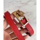 Replica Hermes Lucky 15 Reversible Belt Red