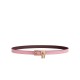 Fake Hermes Lucky 15 Reversible Belt Mauve Replica