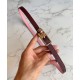 Fake Hermes Lucky 15 Reversible Belt Mauve Replica