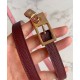 Fake Hermes Lucky 15 Reversible Belt Mauve Replica