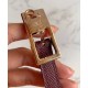 Fake Hermes Lucky 15 Reversible Belt Mauve Replica