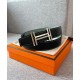 Fake Hermes H Au Carre Belt Buckle &amp; Reversible Leather Strap 32mm Light Blue Replica