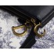 Fake Dior Saddle Trio Pouch With Strap Black Replica