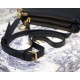 Fake Dior Saddle Trio Pouch With Strap Black Replica