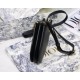 Fake Dior Saddle Trio Pouch With Strap Black Replica