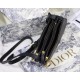Fake Dior Saddle Trio Pouch With Strap Black Replica