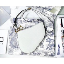 Fake Dior Saddle Trio Pouch With Strap White Replica