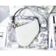 Fake Dior Saddle Trio Pouch With Strap White Replica