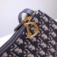 Replica Dior Saddle Trio Pouch With Strap Oblique Blue