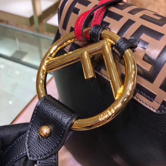 Replica Logo Embossed Multicolor Backpack