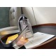 Replica Fendi Baguette Medium Bag With FF Motif Silver