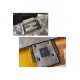 Replica Fendi Baguette Medium Bag With FF Motif Silver