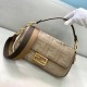 Replica Fendi Medium Baguette FF Bag Grey