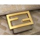 Replica Fendi Medium Baguette FF Bag Grey