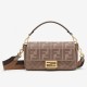 Replica Fendi Medium Baguette FF Bag Grey