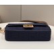 Replica Fendi Medium Baguette FF Bag Blue