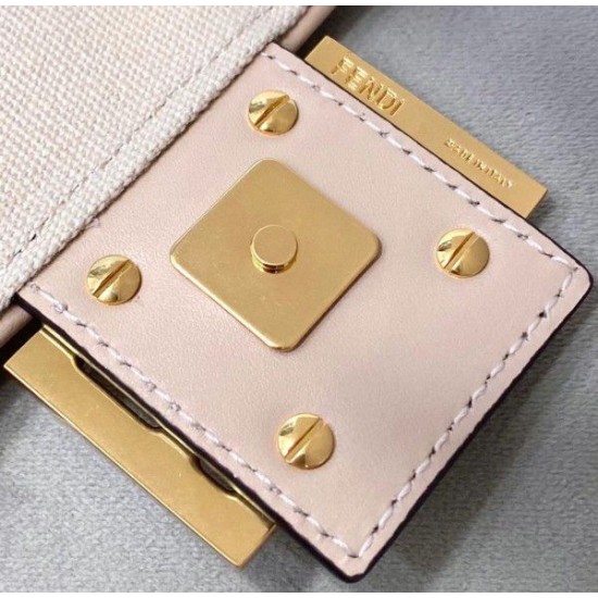 Replica Fendi Medium Baguette FF Bag Pink Replica Fendi Medium Baguette FF Bag Pink