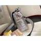 Fake Baguette Large Bag Lambskin With FF Motif Silver Replica