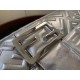 Fake Baguette Large Bag Lambskin With FF Motif Silver Replica