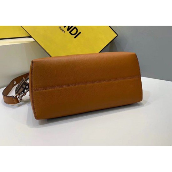 Replica By The Way Medium Bag With FF Handles Tan