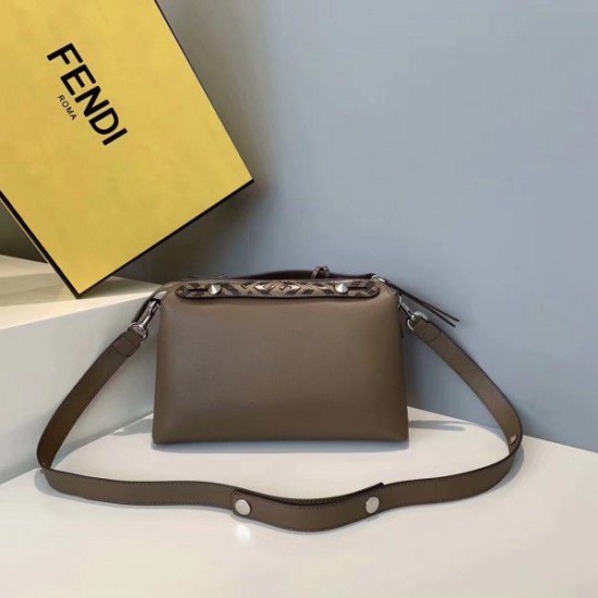 Replica By The Way Medium Bag With FF Handles Khaki
