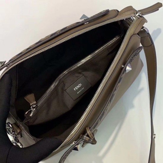 Replica By The Way Medium Bag With FF Handles Khaki