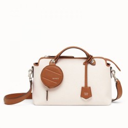 Fake By The Way Medium Bag Canvas Tan Replica