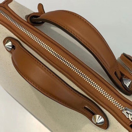 Fake By The Way Medium Bag Canvas Tan Replica