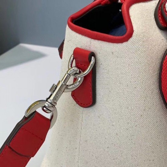 Replica By The Way Medium Bag Canvas Red