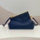 Replica First Small Bag Nappa Leather Dark Blue